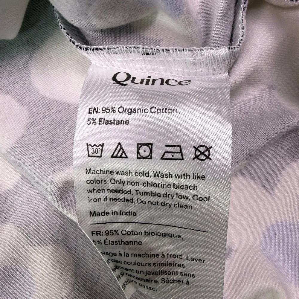 Quince Kids Floral‎ Dress - Navy and Multicolor